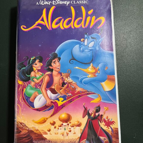 Disney’s Aladdin VHS – Black Diamond Edition #1662-1 (First Pressing) – 1993 - Picture 1 of 6